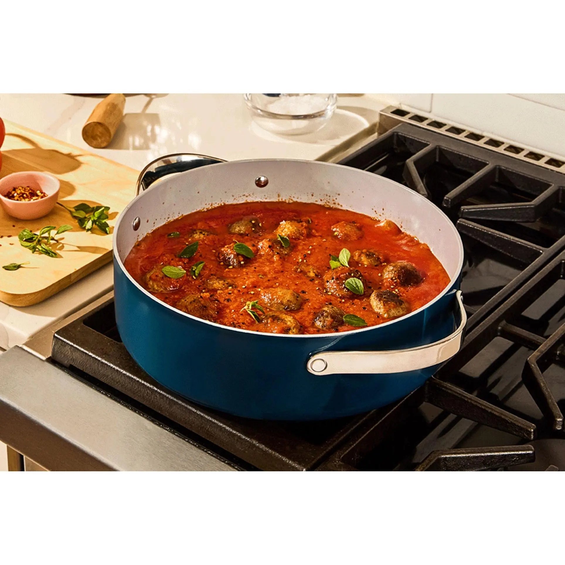 Caraway 6Qt Nonstick Ceramic Rondeau Pan with Lid
